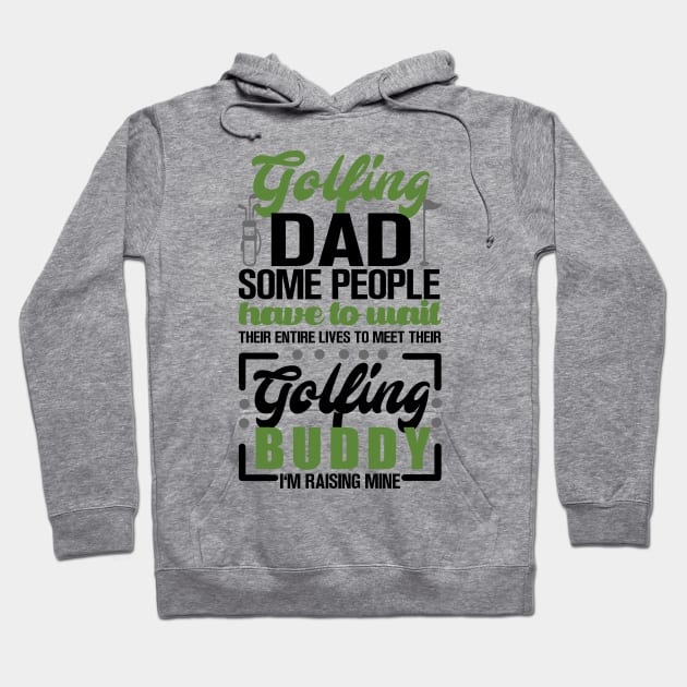 Golf Dad Hoodie by KsuAnn